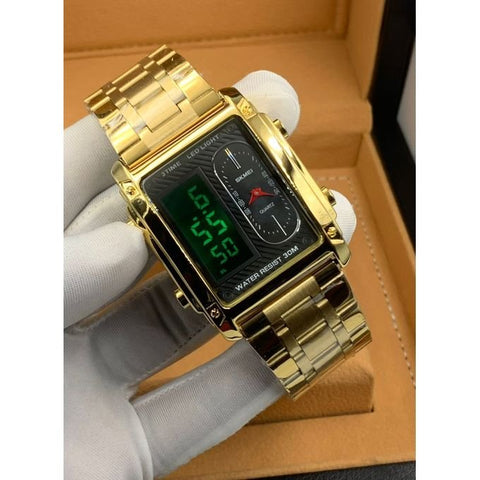 SKM | Dual Time Golden Chain | ZNT 030